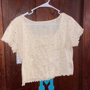 Floral print crop top